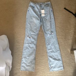 ZARA slim flare jeans NWT